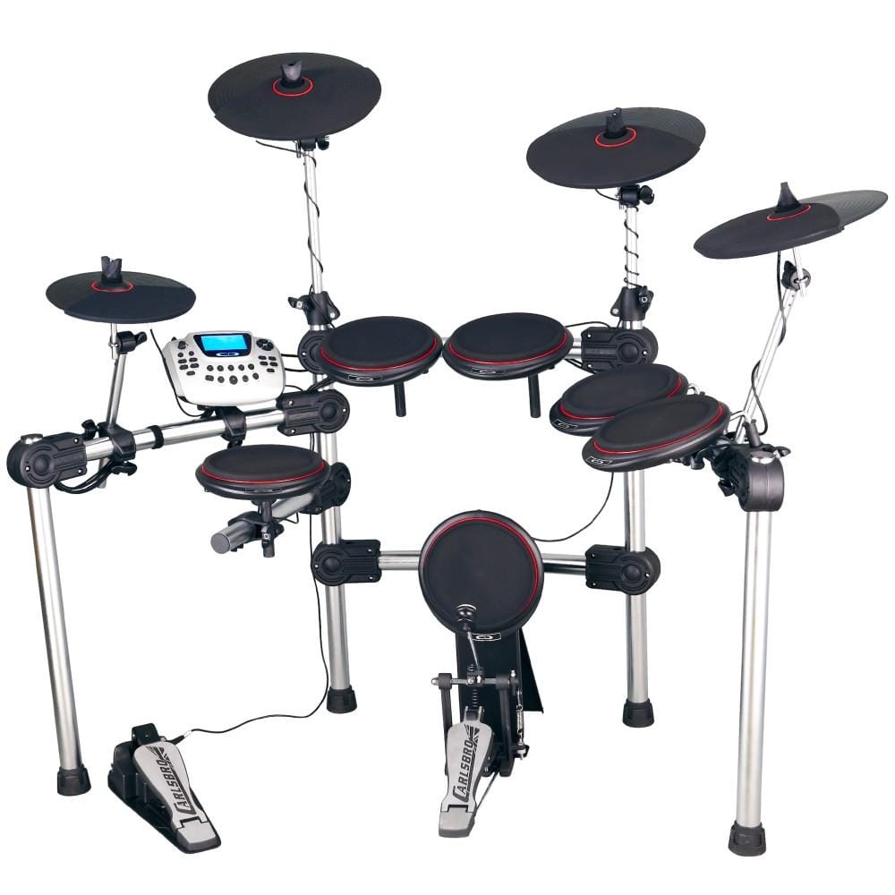carlsbro electronic drum kits carlsbro cs-d230 10-piece electronic drum kit