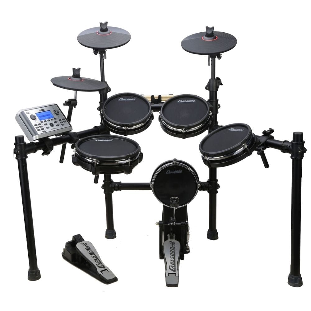 carlsbro electronic drum kits carlsbro cs d400 8-piece mesh head electronic drum kit