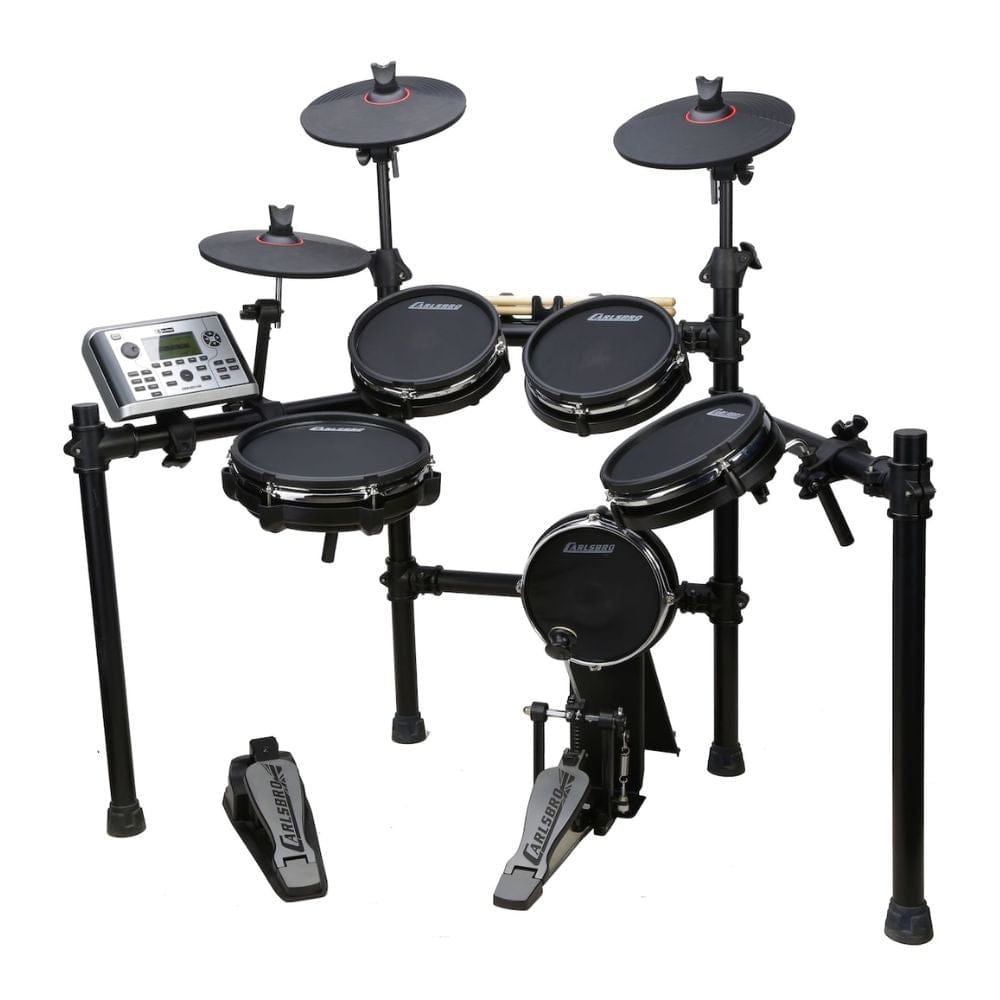 carlsbro electronic drum kits carlsbro cs d400 8-piece mesh head electronic drum kit