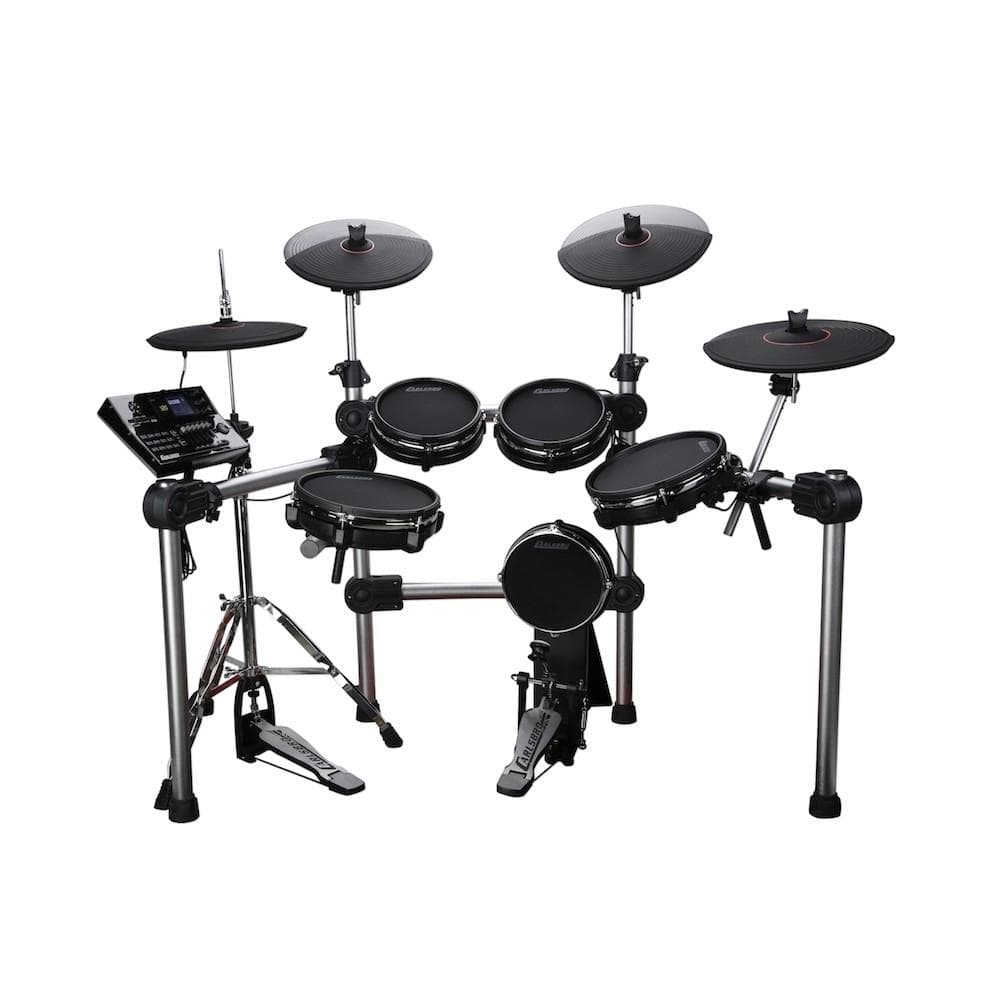 carlsbro electronic drum kits carlsbro cs d600 9 piece electronic mesh head drum kit - black