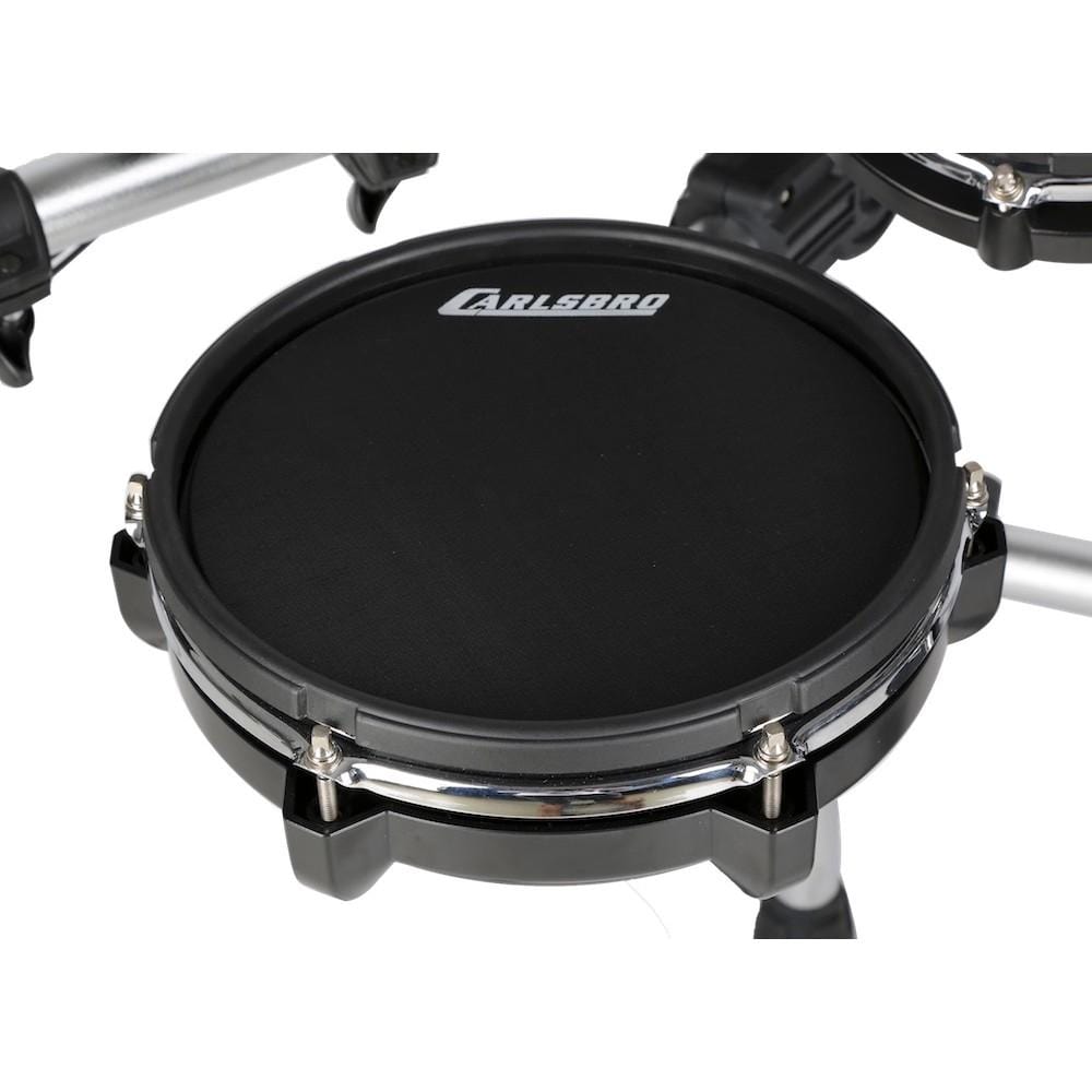 carlsbro electronic drum kits carlsbro cs d600 9 piece electronic mesh head drum kit - black