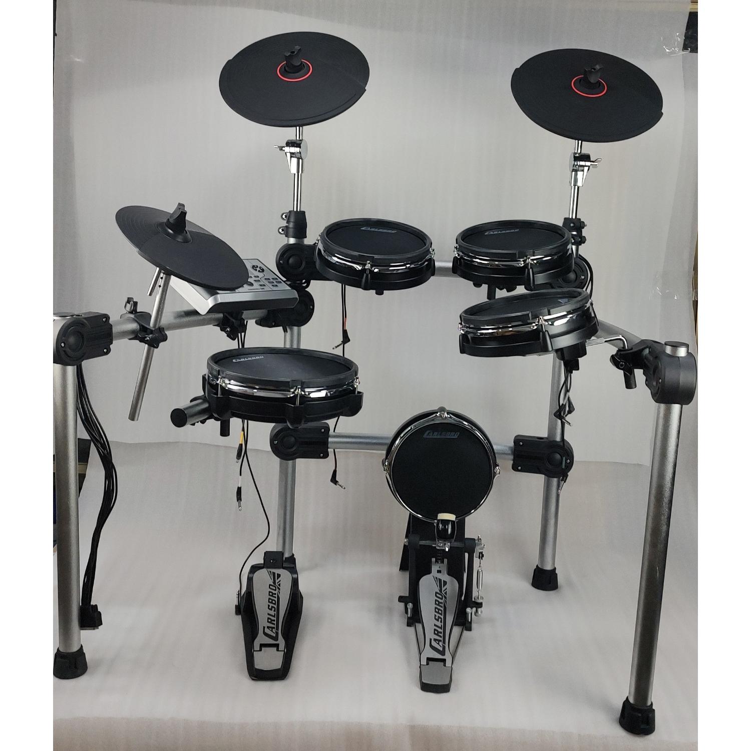 Carlsbro Electronic Drum Kits Carlsbro CSD 500 Mesh Compact Electronic Drum Kit with Rechargeable Sound Module - Open Box
