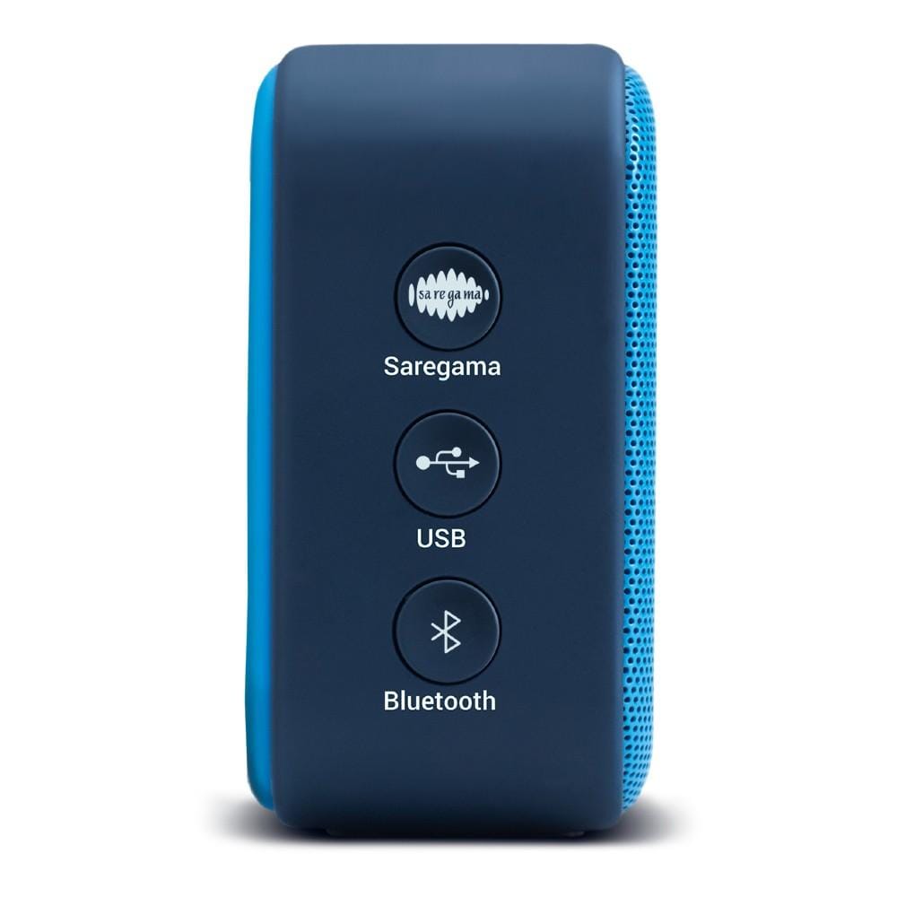 carvaan bluetooth speakers saregama carvaan mini ms subbulakshmi- portable music player with bluetooth/fm/am/aux- aqua blue