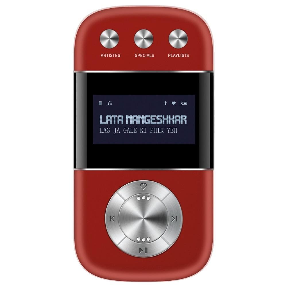 carvaan portable music players salsa red saregama carvaan go 2.0- portable audio player with 3000 pre-loaded retro hindi songs #color_salsa-red