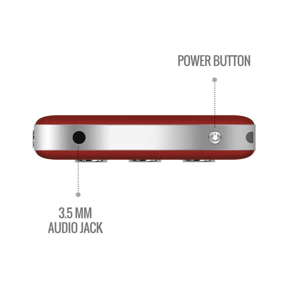 carvaan portable music players saregama carvaan go 2.0- portable audio player with 3000 pre-loaded retro hindi songs #color_salsa-red