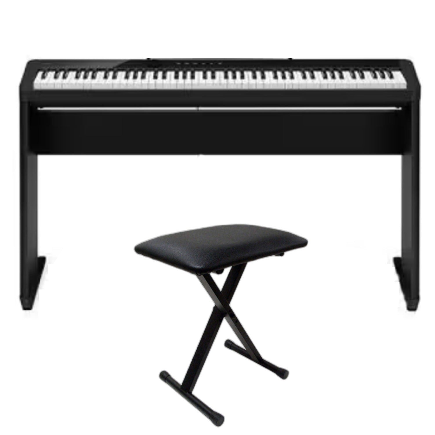 Casio Digital Pianos Black / Piano with Stand & Bench Casio Privia Series PX-S1100 88 Key Digital Piano