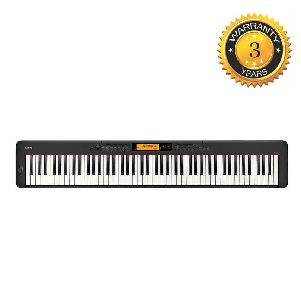 casio digital pianos casio cdp-s350 contemporary 88 key digital piano - black