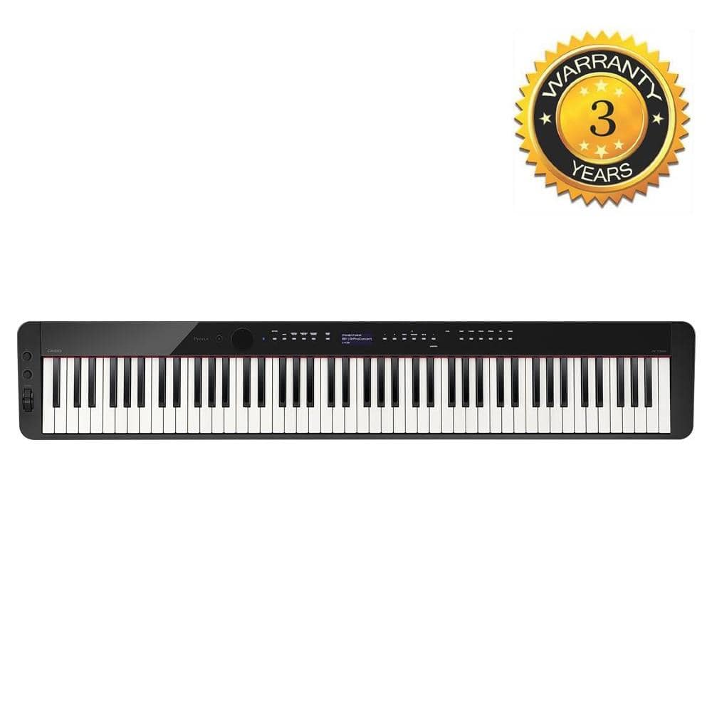 casio digital pianos casio privia px-s3000 88-key digital piano - black