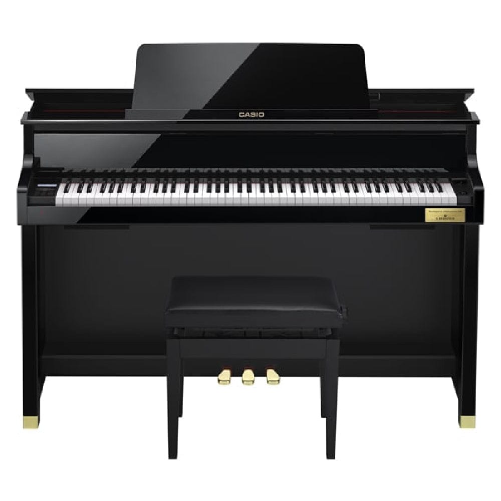 casio digital pianos polished black casio gp-500 celviano grand hybrid 88 key digital piano