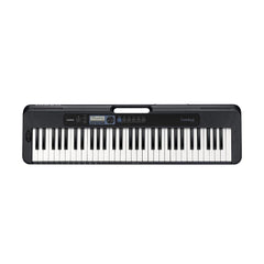Casio Keyboard Bundles Casio Casiotone CT S300 61 Key Portable Keyboard with Adapter, Polishing Cloth, Dust Cover, Online Lessons, Warranty & Ebook