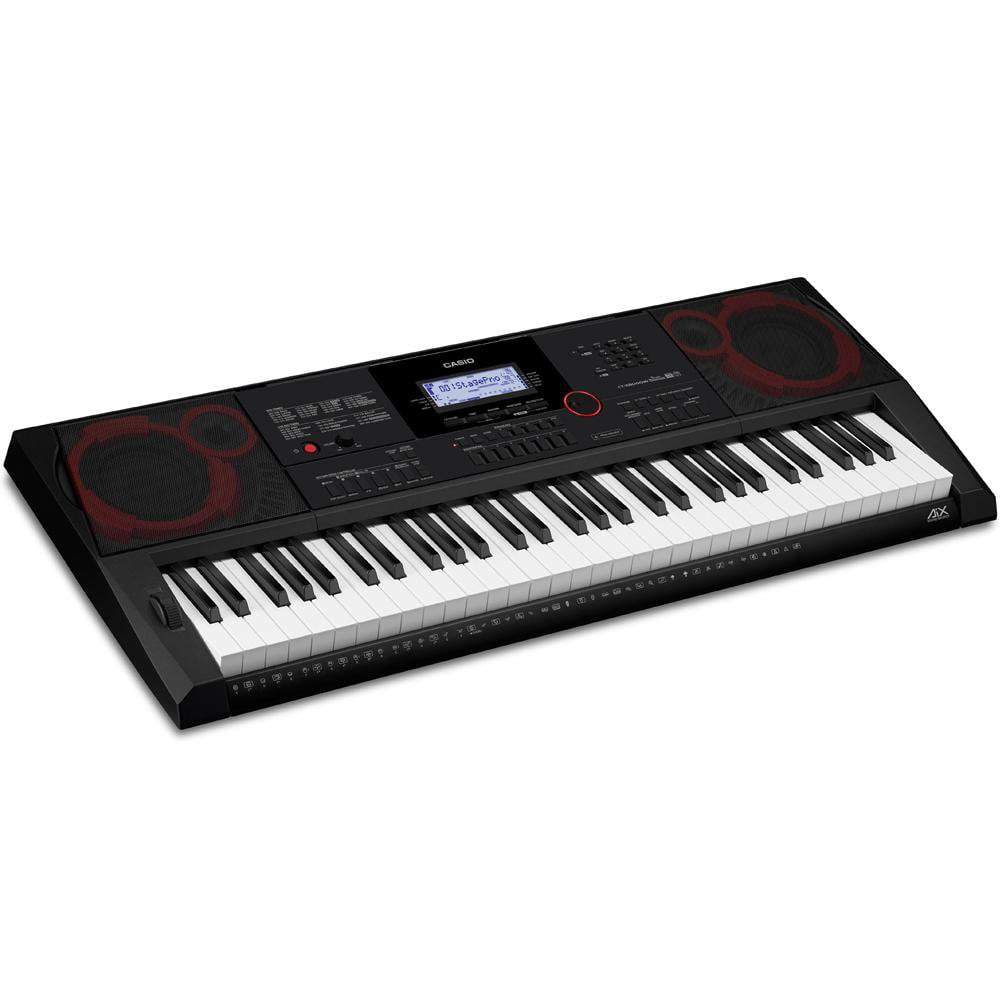 casio keyboard bundles casio ct-x8000in 61-key portable keyboard with power adapter, dust cover, stand, online lessons & ebook