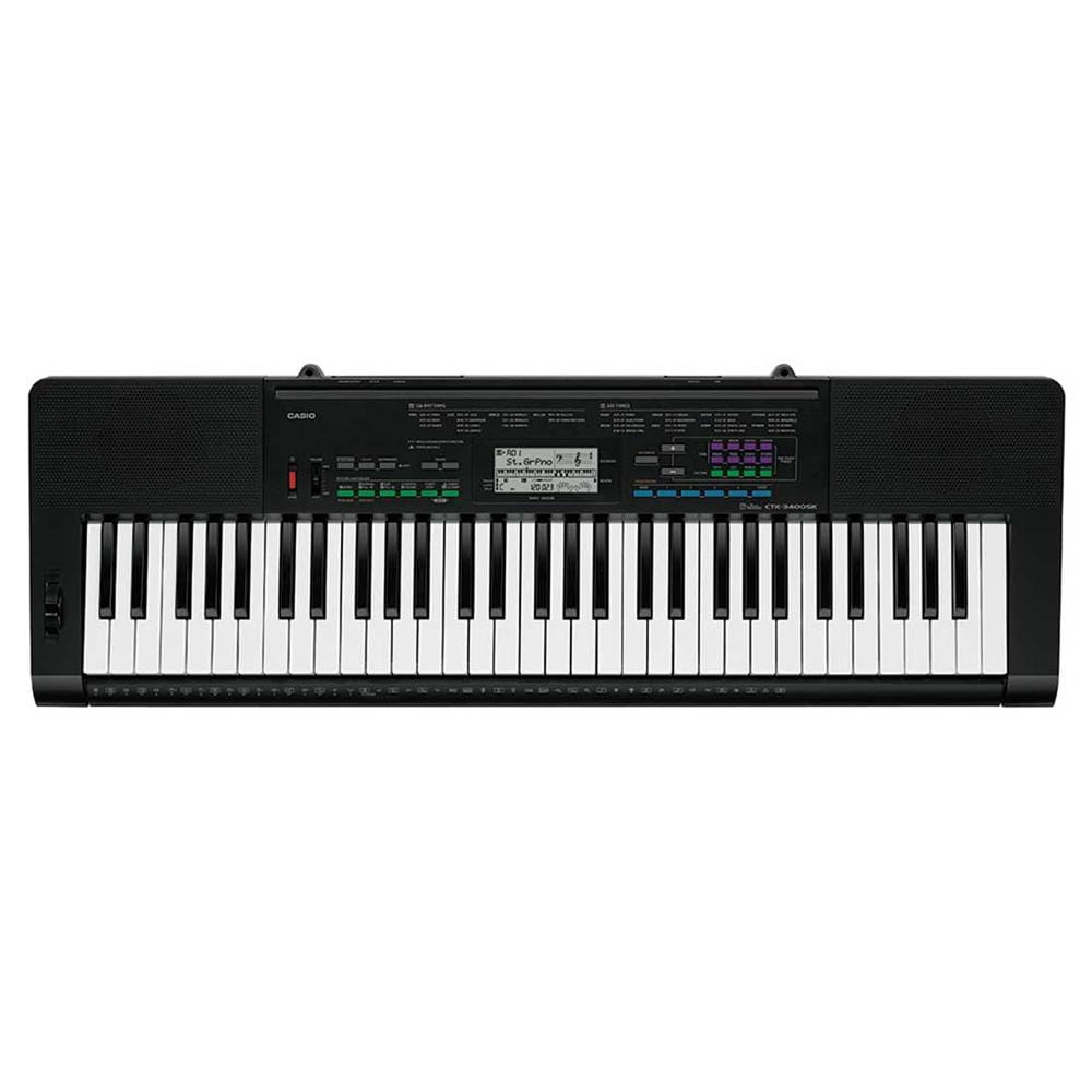 casio portable keyboards casio ctk-3400 61-key keyboard