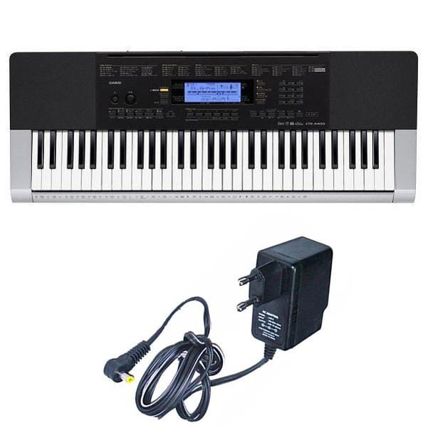 casio portable keyboards casio ctk-4400 portable keyboard with adapter