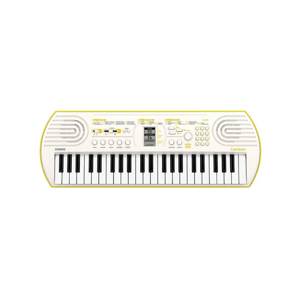 casio portable keyboards casio sa-80 casiotone 44 key kids mini portable keyboard with adapter