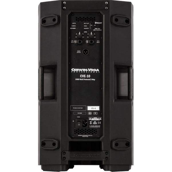 cerwin vega active pa speakers cerwin vega cve-10 10-inch 1000 watt powered active pa speaker