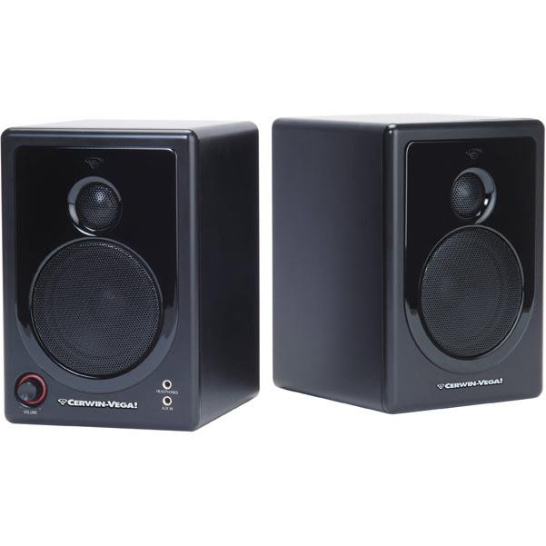 cerwin vega monitor speakers cerwin vega xd3 2 way active desktop monitor speaker