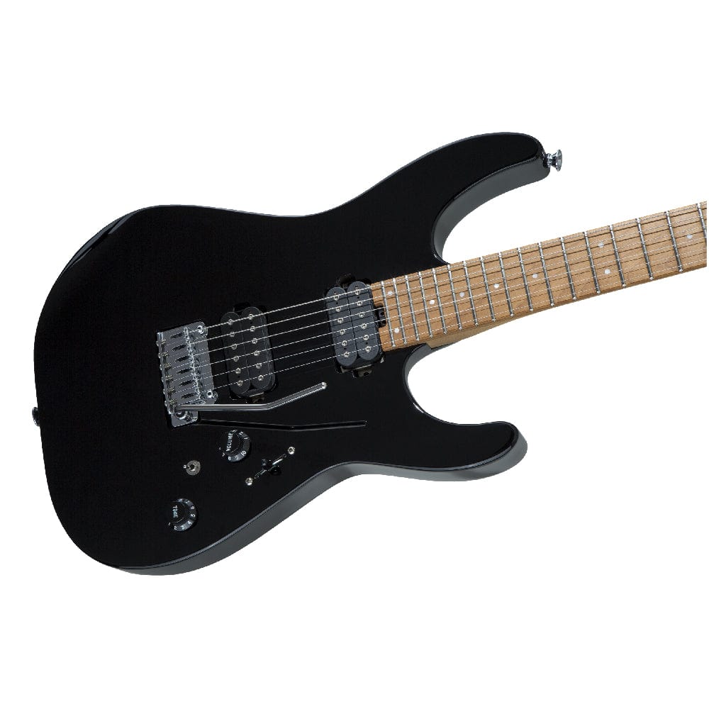 charvel electric guitars black charvel pro-mod dk24 hh 2pt cm 6 string electric guitar