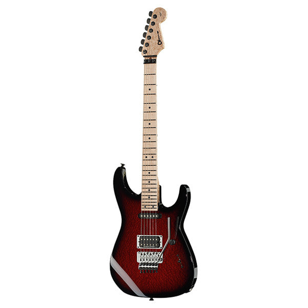 charvel electric guitars charvel cs san dimas lacewood electric guitar - trans red