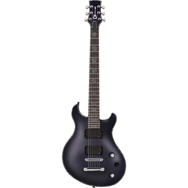 charvel electric guitars charvel desolation dc-1 st electric guitar rosewood - flat black