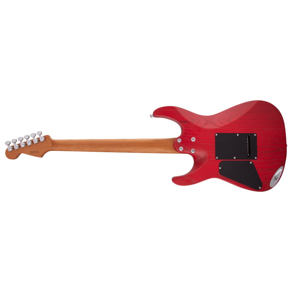 charvel electric guitars charvel pro-mod dk24 hss 2pt cm 6 string electric guitar #color_red-ash