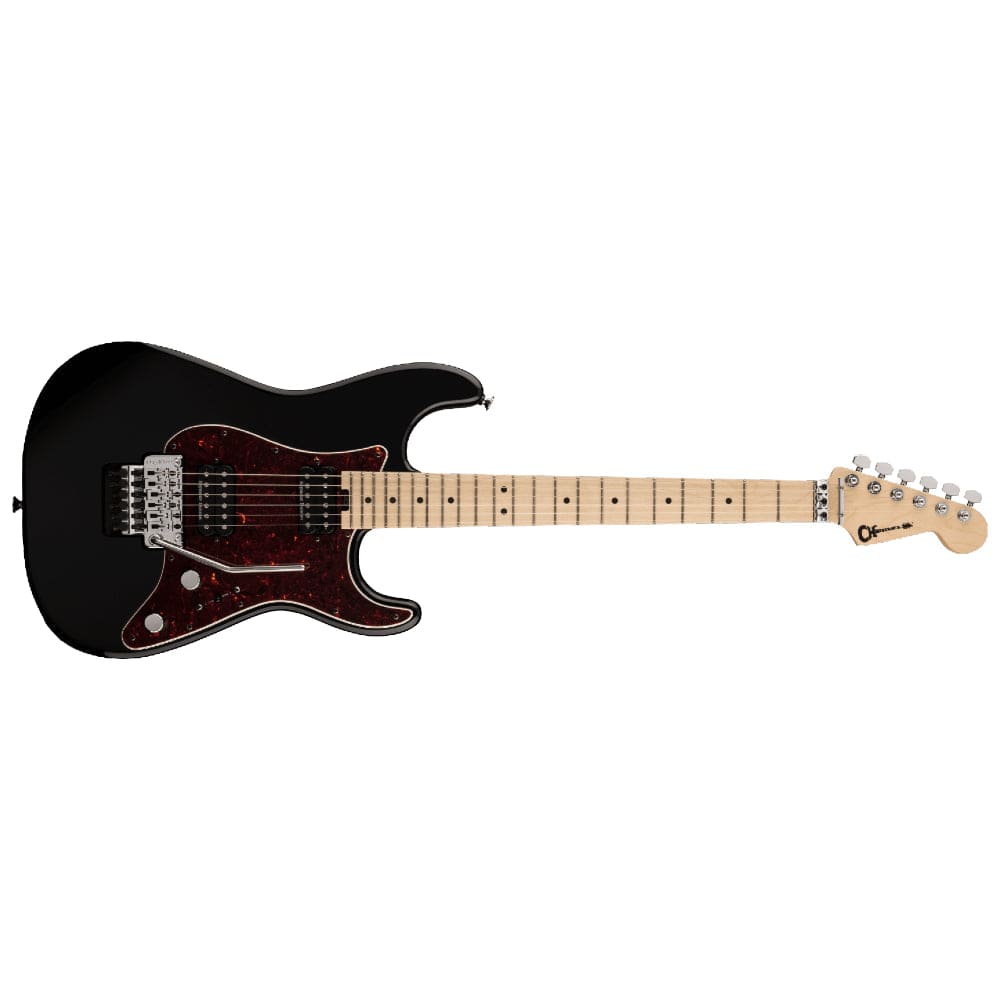charvel electric guitars charvel pro mod so cal style1 2h fr electric guitar #color_gamera-black