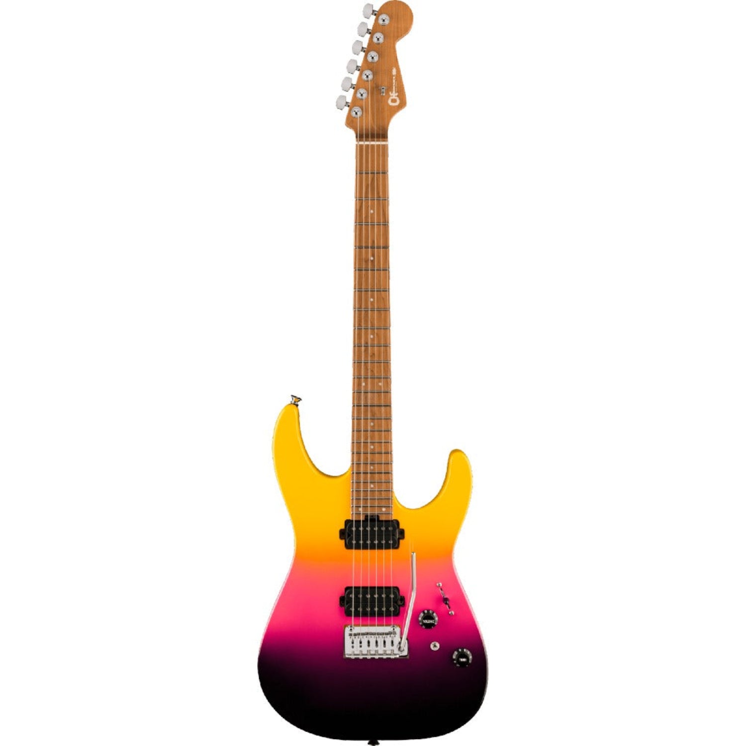 Charvel Electric Guitars Malibu Sunset Charvel Pro-Mod DK24 HH 2PT CM 6 String Electric Guitar