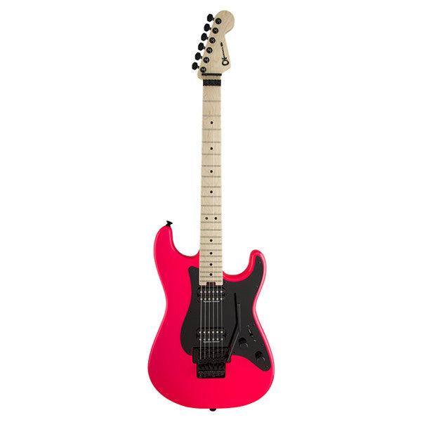 charvel electric guitars neon pink charvel pro mod so cal style1 2h fr electric guitar #color_neon-pink