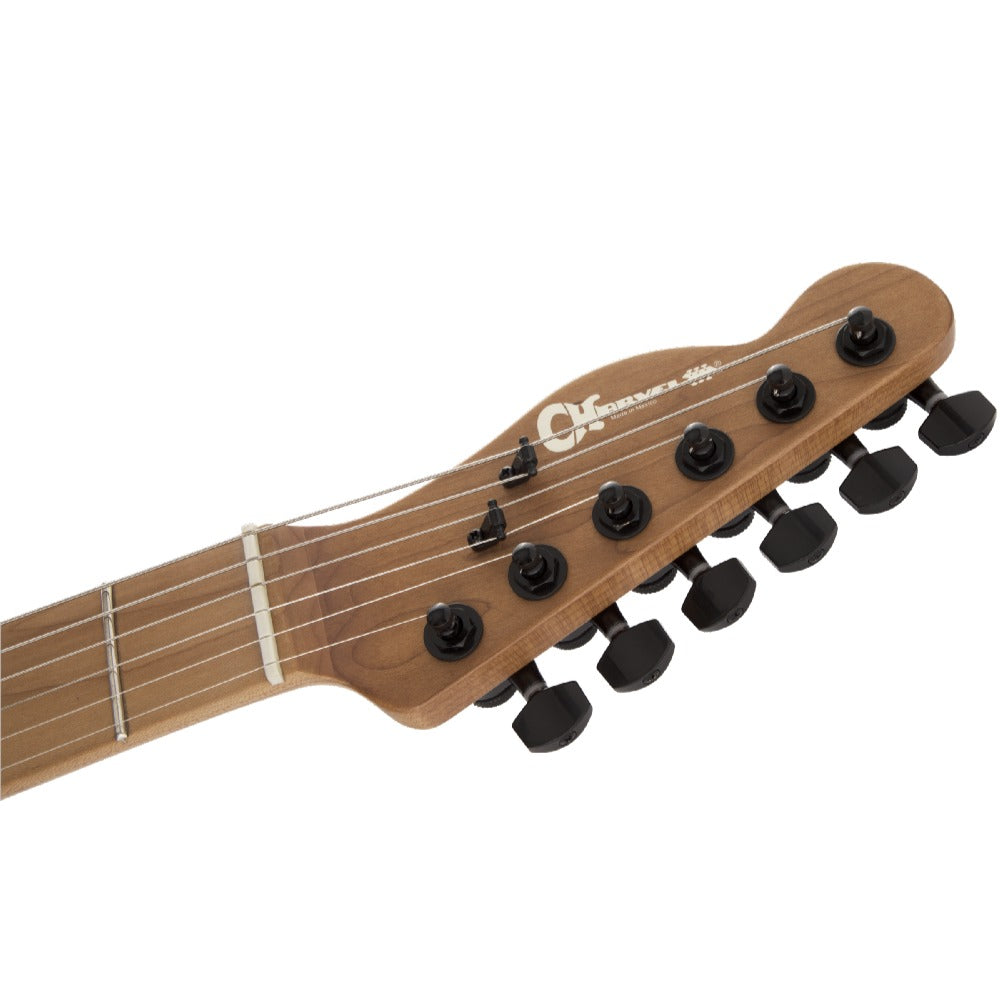 Charvel Electric Guitars Satin Black Charvel Pro-Mod So-Cal Style 2 24 HH HT CM 6 String Electric Guitar