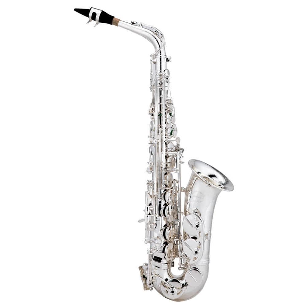 chateau saxophones silver chateau chenonceau series cas-80 alto saxophone - silver