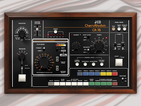 Cherry Audio Virtual Instruments Cherry Audio CR-78 Drum Machine