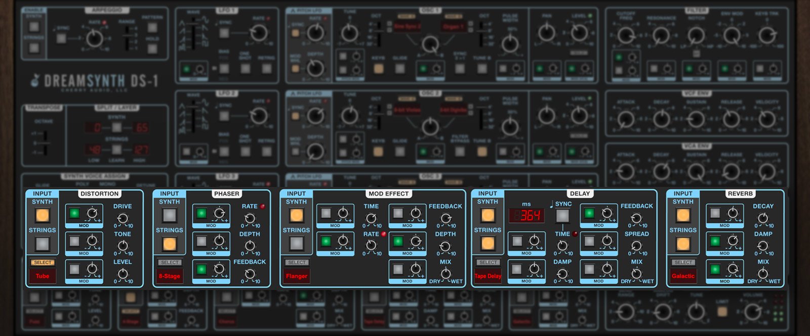 Cherry Audio Virtual Instruments Cherry Audio Dreamsynth Synthesizer