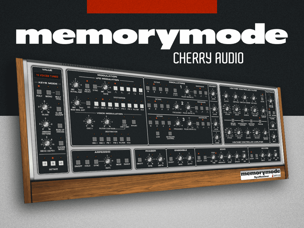 Cherry Audio Virtual Instruments Cherry Audio Memorymode Synthesizer – Professional Audio Software & Plugin