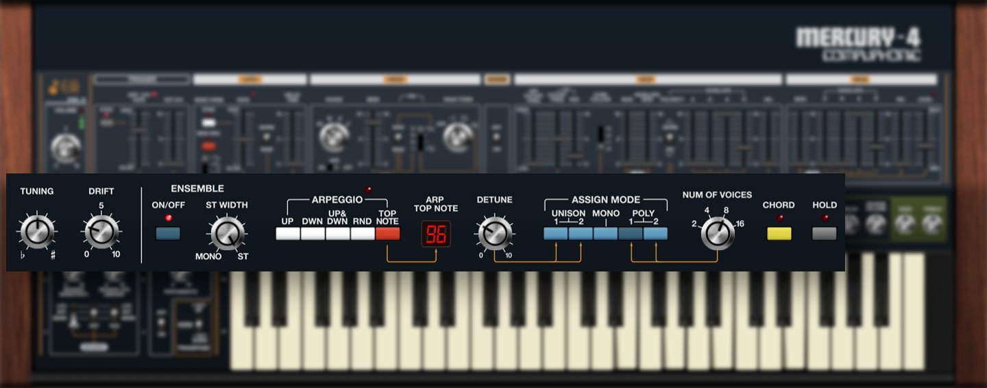 Cherry Audio Virtual Instruments Cherry Audio Mercury-4 Synthesizer – Professional Audio Software & Plugin