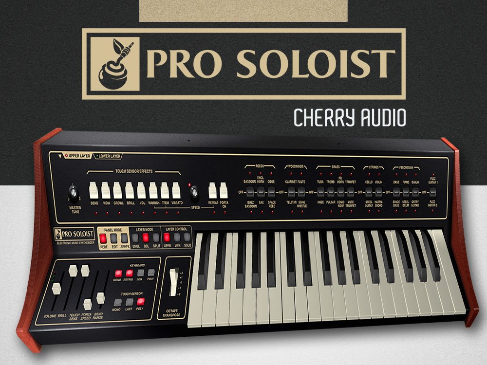 Cherry Audio Virtual Instruments Cherry Audio Pro Soloist Synthesizer