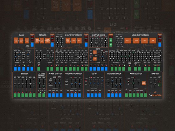 Cherry Audio Virtual Instruments Cherry Audio Quadra Synthesizer