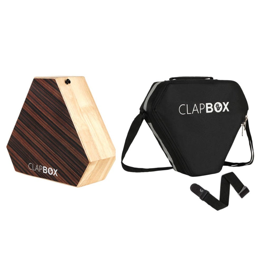 clapbox cajons clapbox cb 2 sided travel cajon with carry bag
