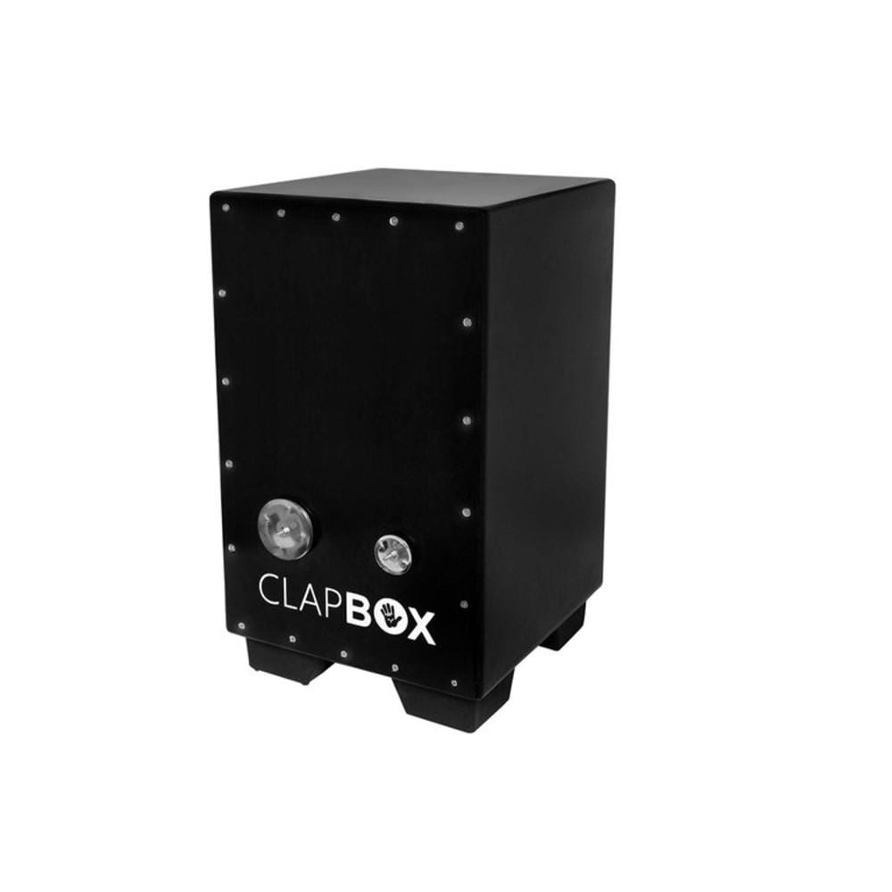 clapbox cajons clapbox cb22 jingle cajon- black