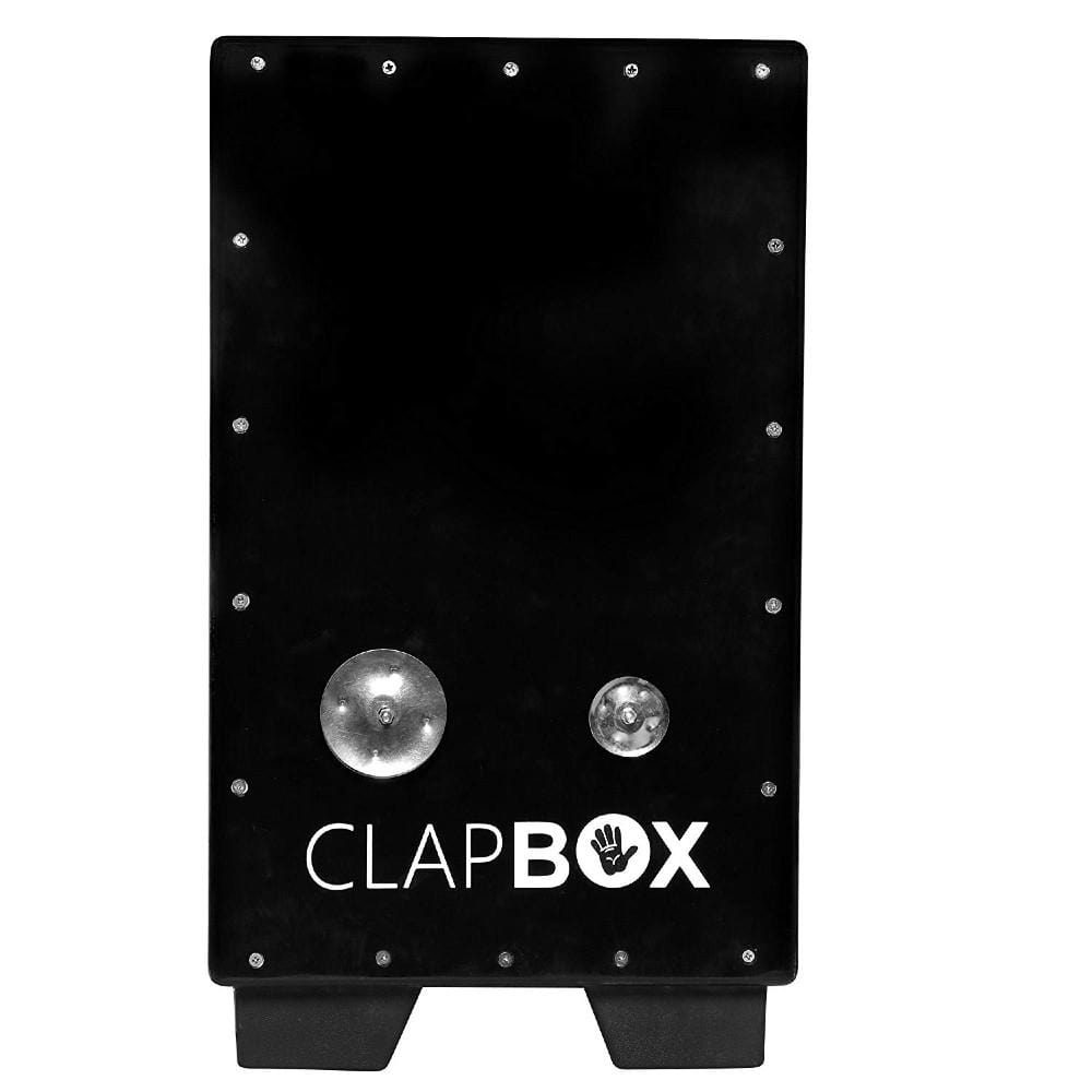 clapbox cajons clapbox cb22 jingle cajon- black