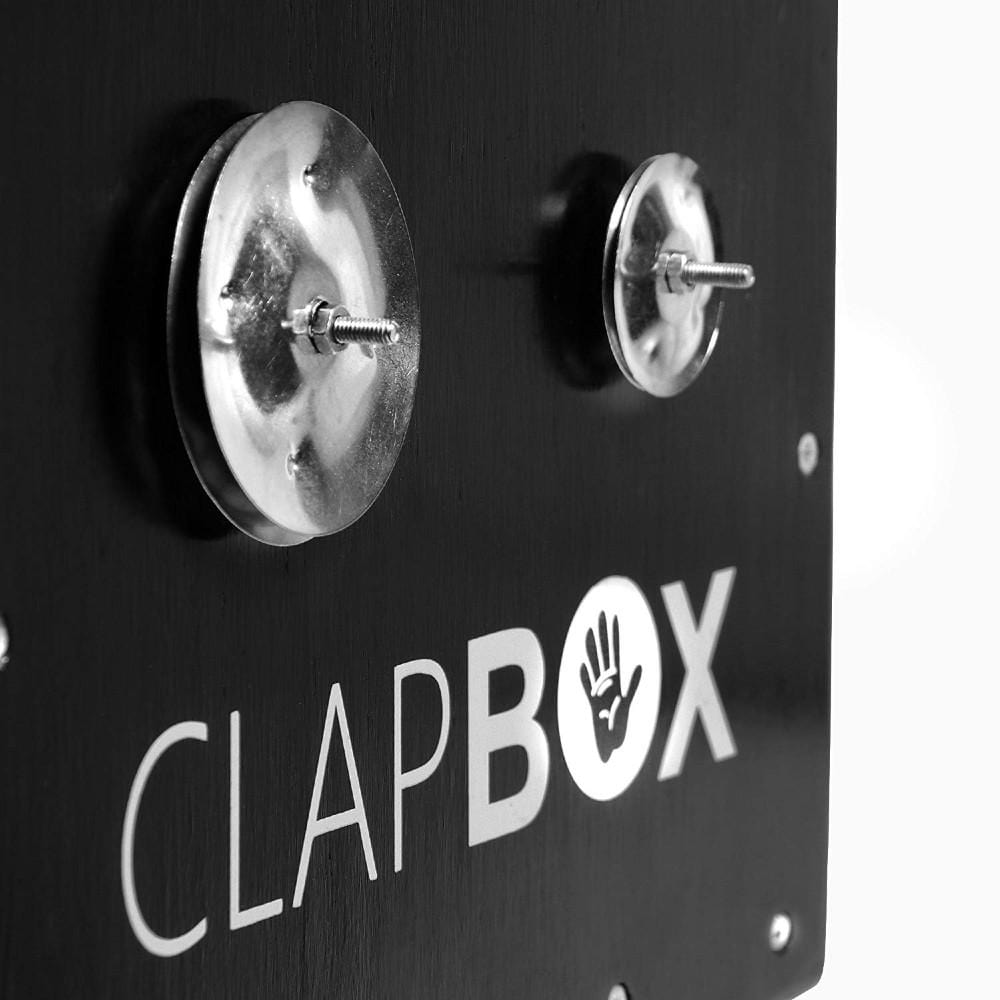 clapbox cajons clapbox cb22 jingle cajon- black