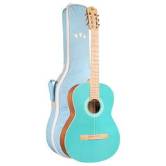 Cordoba Classical Guitars Aqua Cordoba Protege C1 Matiz Nylon String Classical Guitar with Bag