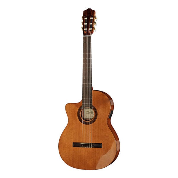 cordoba classical guitars cordoba c5 ce left handed cutaway classical guitar - natural