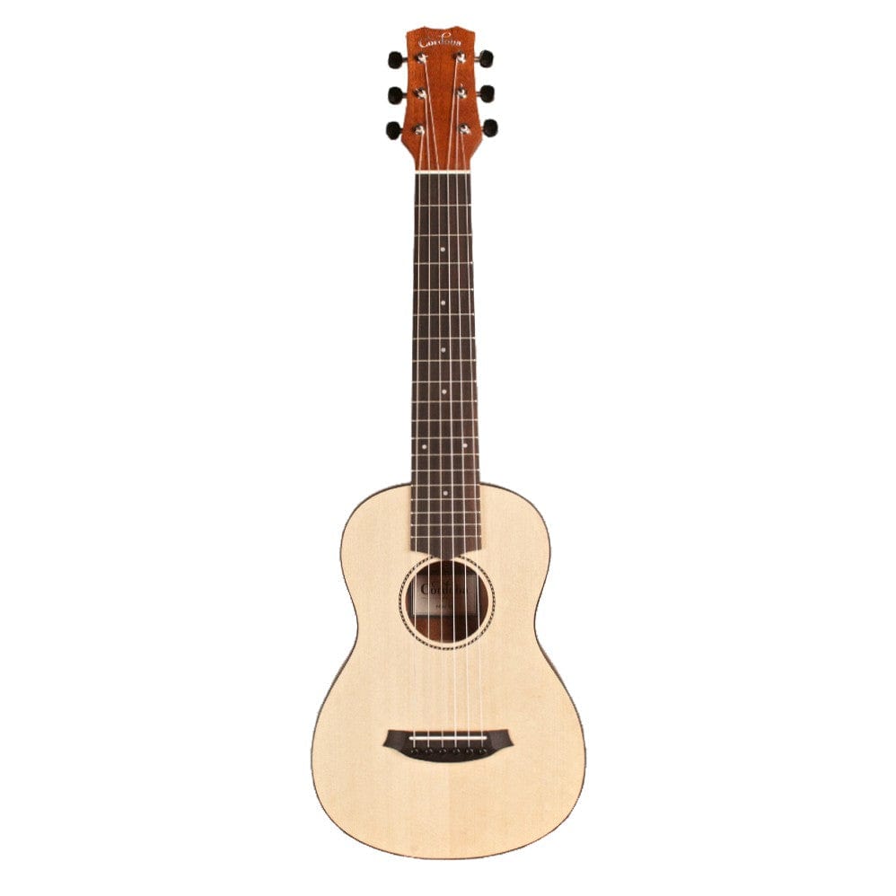 cordoba classical guitars cordoba mini m travel dreadnought acoustic guitar - natural silk matte