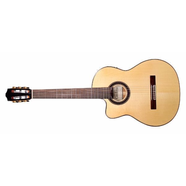 cordoba electro acoustic guitars cordoba gk studio left-handed nylon-string electro acoustic guitar