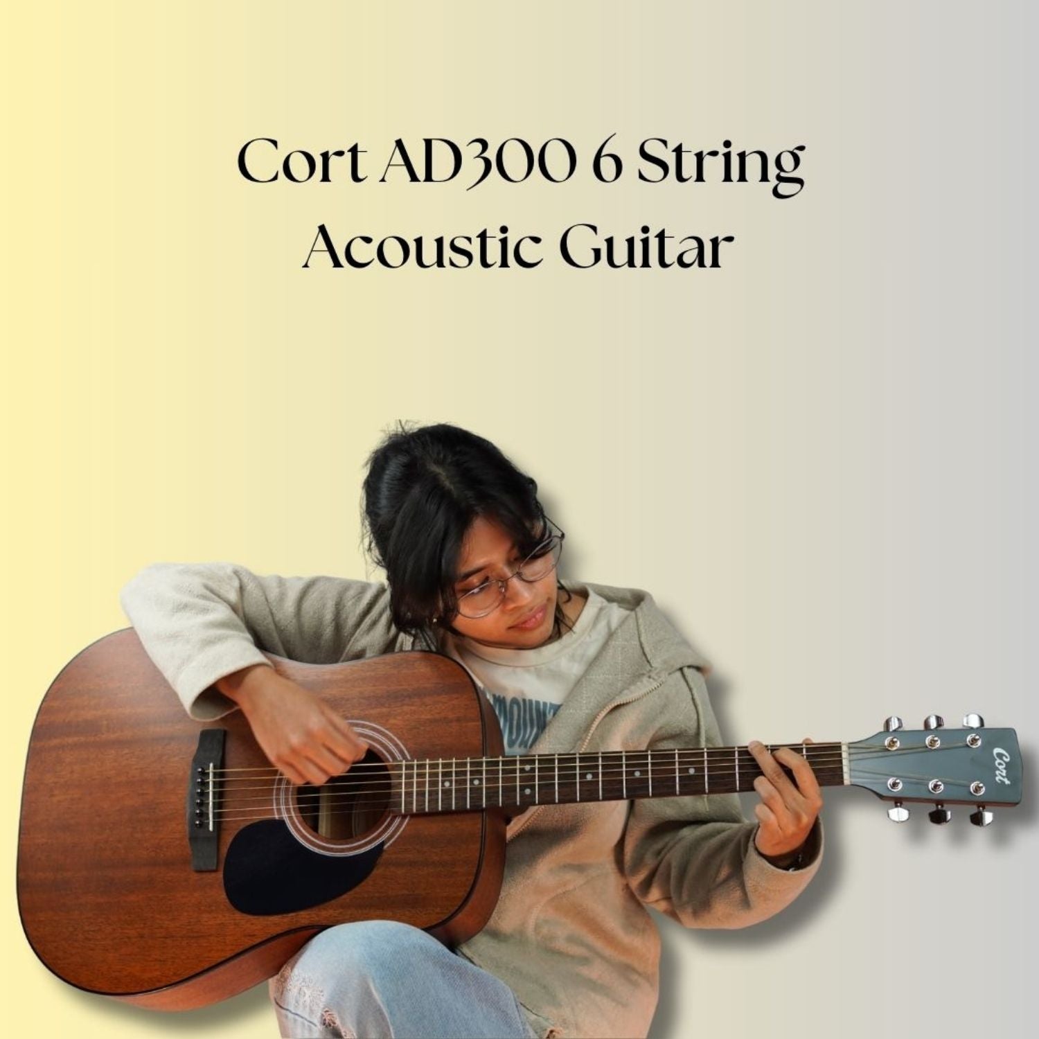 Cort Acoustic Guitars Cort AD300 6 String Acoustic Guitar