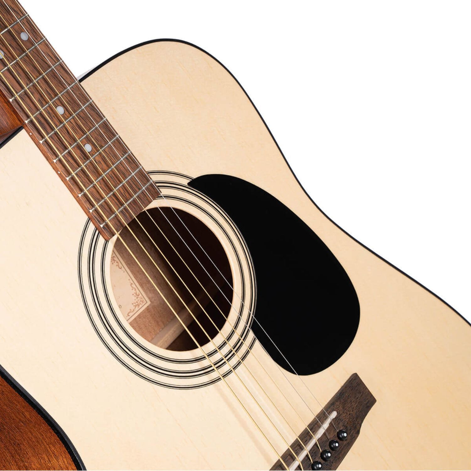 Cort Acoustic Guitars Cort AD810 Dreadnought Acoustic Guitar with E-Book#type_pack,color_open-pore