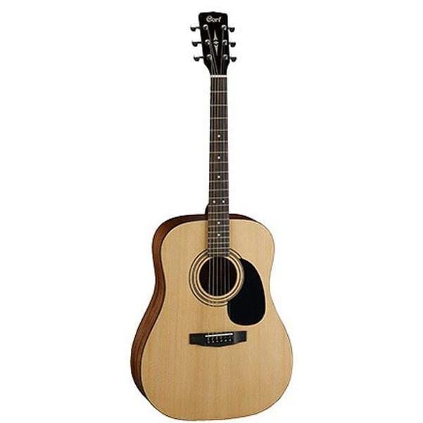 cort acoustic guitars cort ad810 dreadnought acoustic guitar with e-book - open box