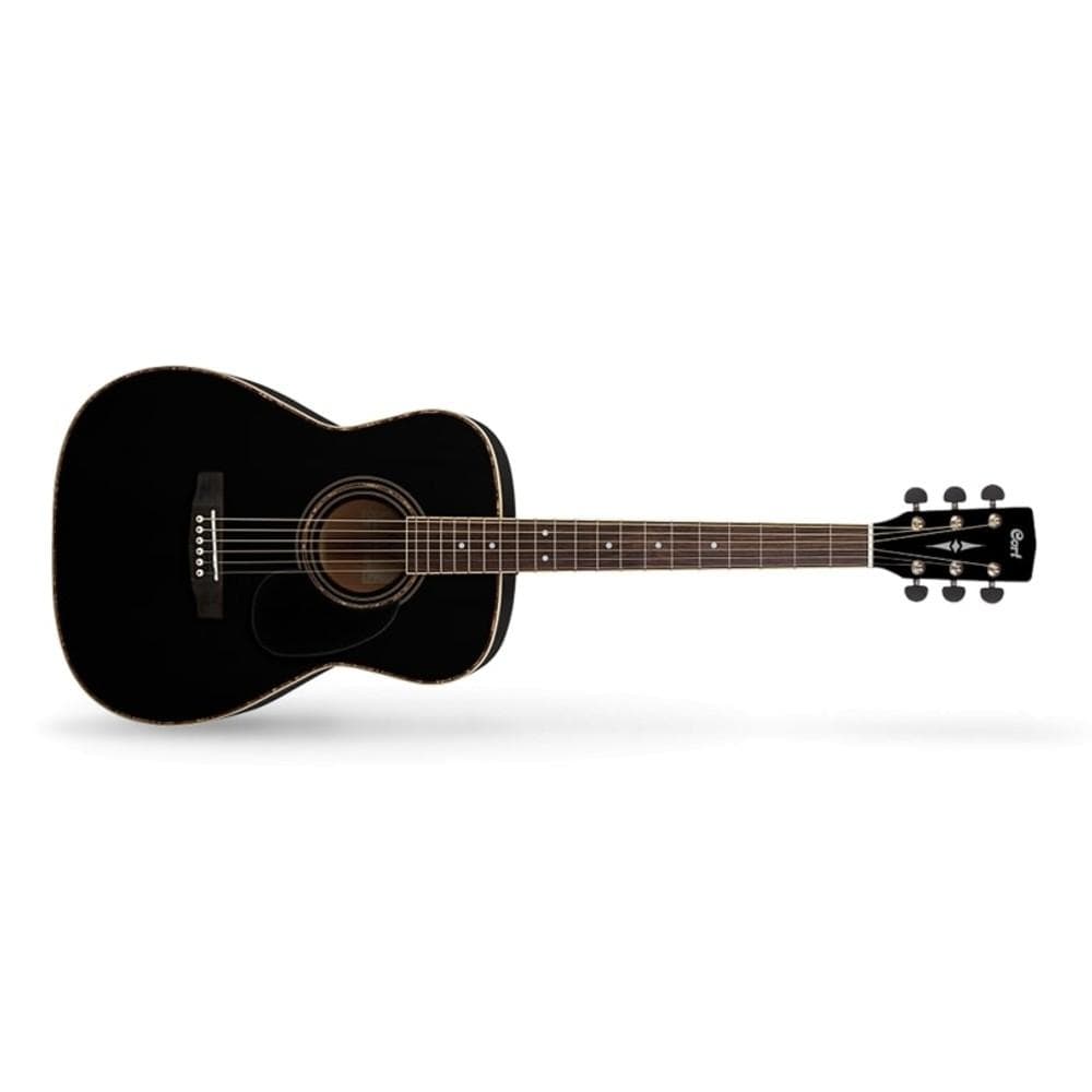 cort acoustic guitars cort ad880 dreadnought acoustic guitar #color_bundle---black