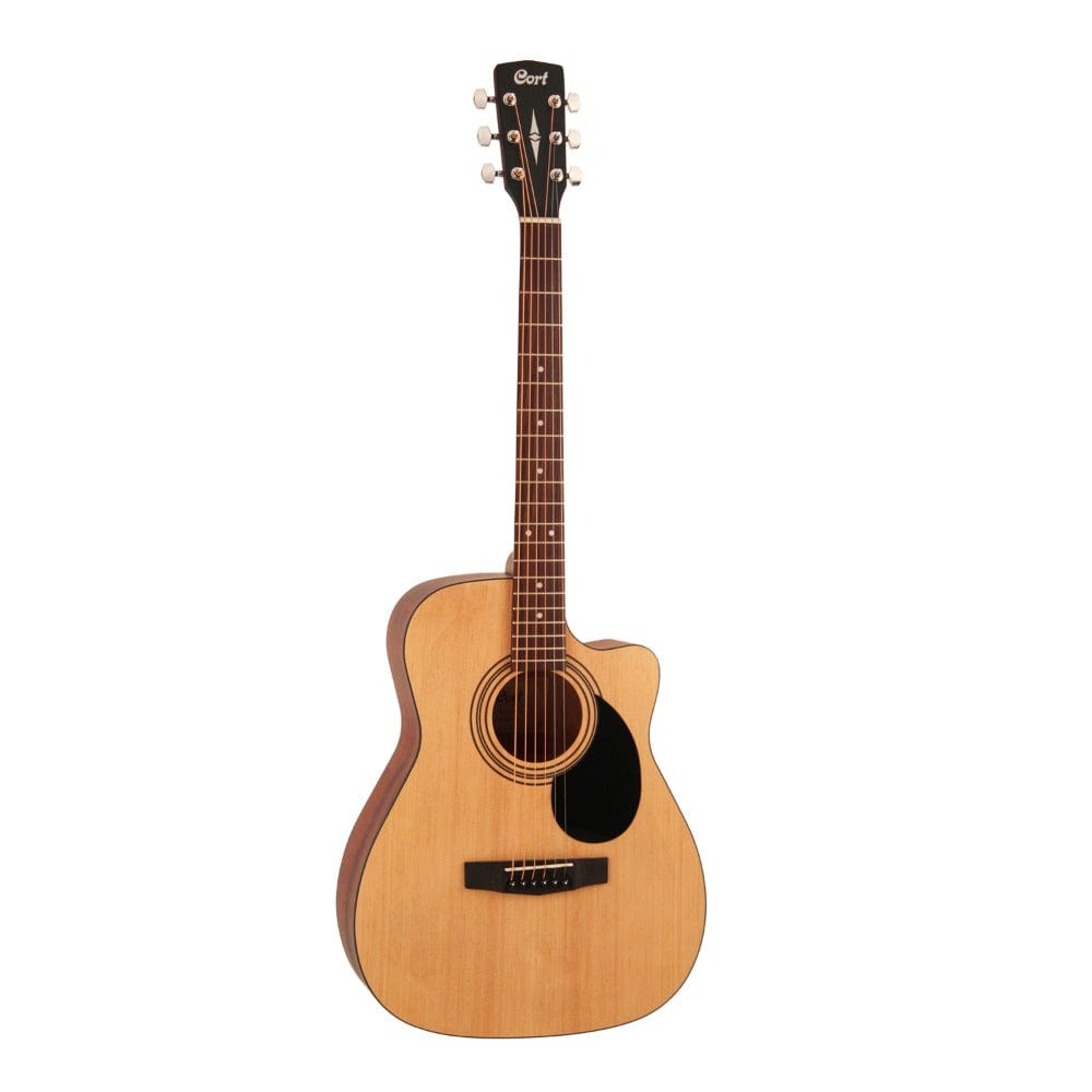 cort acoustic guitars cort af500c standard series cutaway 6 string acoustic guitar #type_single,color_open-pore