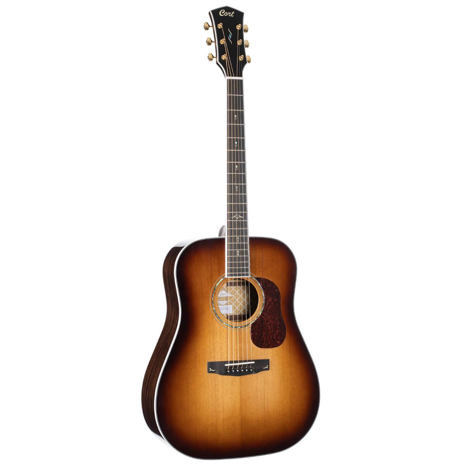 Cort Acoustic Guitars Light Burst Cort Gold Series D8 6 String Acoustic Guitar