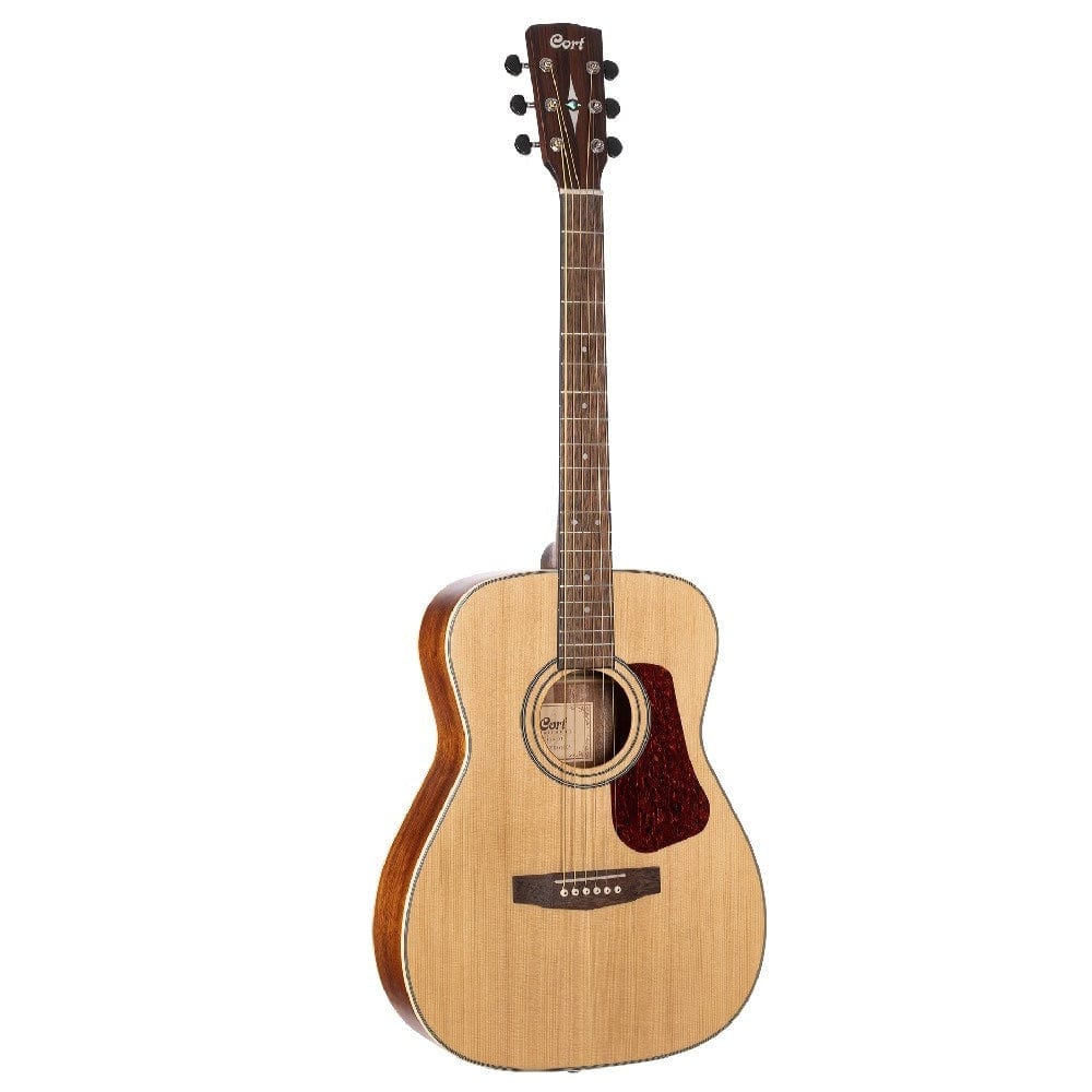 cort acoustic guitars natural satin cort l100c 6 string acoustic guitar - natural satin